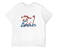 Emacs GNU Xemacs Lisp Programmer Red and Blue Logo T-Shirt Cotton Men T Shirt White M