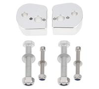 eMagTech 1 Pair 25mm Motorbike Handle Bars Mount Clamp Compatible with Yamaha FJR1300 2006-2020 Silver