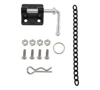 eMagTech 1 Set 1:10 RC Car Alloy Trailer Tow Hook 15.2x7.2x9mm Compatible with TRX4 SCX10 90027 90028 CC01 D90 TF2 F350 Black