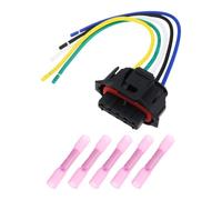 eMagTech 1 Set 5-Pin Mass Air Flow Meter Sensor Harness Repair Plug 15cm compatible with Alfa Romeo compatible with Fiat