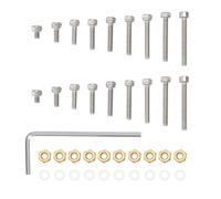 eMagTech 1 Set Turntable Headshell Cartridge Mounting Kit Phono Headshell Cartridge Screws M2.5 Bolts Nuts Washers Compatible with Linn Compatible with Thorens