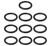 eMagTech 10 Pack Thermostat Coolant Pipe Rubber O Ring Replace OEM 11517788984 34x4x26mm Compatible with BMW