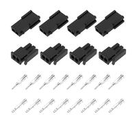 eMagTech 10 Sets Micro-Fit 3.0 Dual Row (2 Circuits) Male & Female Receptacle Plug with Terminal Sockets Suitable for Most Cars