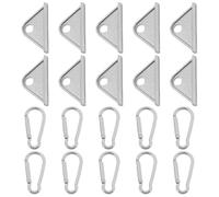 eMagTech 10Pcs 2020 Series Sliding Activity Hook Suitable for 6mm T-Slot Aluminum Extrusion Profile for Building Routers 3D Printers Robots(52x27.2x9.8mm)