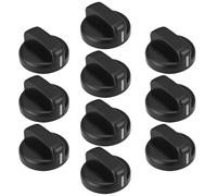 eMagTech 10pcs 8mm Plastic Gas Hob Knobs Round Half Shaft Cooker Control Switch Stove Repair Accessories for Kitchen Cooker Gas Stove Oven Cooktop