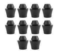 eMagTech 10pcs Car Front Bumper Hood Rubber Stopper Pad Compatible with Nissan 20mmx10mm Black