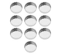 eMagTech 10PCS Magnetic Soap Holder Caps 4 Holes Metal Replacement Capsules for Soap Holder for Magnetic Soap Dish Universal Solid Soap Magnet 22x6mm
