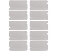 eMagTech 10PCS Microwave Wave Guide Cover 129x72mm Microwave Mica Sheet for Kitchen Home Office Compatible with Sharp R957SLM R957WM R958SLM R959SLM