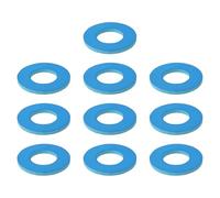 eMagTech 10pcs Oil Drain Plug Washer Gasket 12x24x2mm High Temp Oil Resistant Seal Ring Replacement for Engine Sump Plug 005567H
