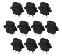 eMagTech 10PCS Standard Blade Fuse Holders with Covers 250V 50A Short Circuit & Overload Protection for Automotive Car SUV Truck Boat Motorcycle DC Applications
