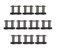 eMagTech 10pcs T8F Chain Master Link Steel Chain Link for 43cc 47cc 49cc Mini ATV Quad Dirt Scooter Pocket Bikes Chain Replacement Part