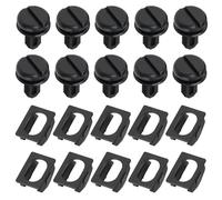eMagTech 10pcs Trunk Lid Cover Screw Clips with Brackets Replace OEM 51471945266 51711916199 Compatible with BMW