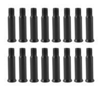 eMagTech 16x Aluminium Alloy Inline Roller Skate Axles Screws Bolts 8mm Compatible with Roller Skates Shoes Black