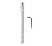 eMagTech 1Pc Extra Long Bit Extension 3/8 Hexagonal Shank Rod with Wrench Compatible with Forstner Bit(5-3/4 Inh) Length 178mm/7Inch
