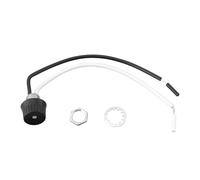 eMagTech 1pc Light Rotary On Off Switch Bud 1.5A 250V 3A 125V 3/8 inch Thread Model ZE-105M Compatible with Budweiser Carousel Clydesdale Horse Parade Light