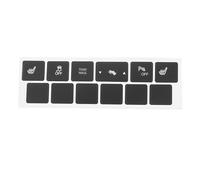 eMagTech 1pcs Car Heated Seat Traction Button Repair Sticker P56050137AE Compatible with Jeep Cherokee Compatible with Commander