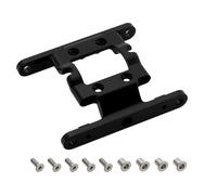 eMagTech 1Set Black Coating Transmission Metal Anti-skid Plate Kit Compatible with Crawler FCX18 1/18 RC (FCX18-05)