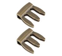 eMagTech 2 Pack 3 Prong Practice Bridge Mute 3 x 3 x 1 cm Compatible with Violin Viola