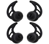 eMagTech 2 Pairs Earbuds Cover Replacement Silicone Soft Earhooks Ear Loops In-Ear Earbuds Tips with Wings Anti-Slip Compatible with Sony WF-1000XM3/WI-1000X Earphones Black