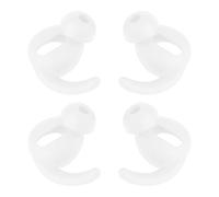 eMagTech 2 Pairs White Anti Slip Ear Hooks Earbud Covers compatible with JBL Wave Flex Flex 2 Flex 3 Earbuds