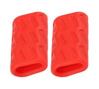 eMagTech 2 Pcs Motorcycle Gears Rear Brake Lever Red Rubber Foot Pads 76410112A Compatible with Ducati 848 916 998