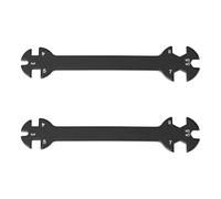 eMagTech 2 Pieces RC Car Multi Hex Wrench Nut Driver 3 4 5 5.5 7 8 mm Compatible with RC Cars Trucks Buggies