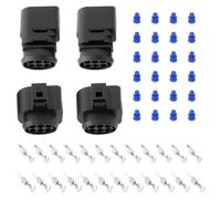 eMagTech 2-Set Automotive Repair Connector 1J0973733 1J0973833 Compatible with VW Sensor Control Unit Engine Wiring Harness