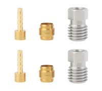 eMagTech 2 Sets Bike Brake Hose Connection Kit Olive Sleeve Screw Compatible with Magura HS11 HS22 HS33 MT Series Hydraulic Brakes