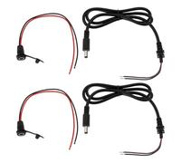 eMagTech 2 sets Charging Wire 2.1mm DC Connectors 2.1mm Male and Female Plugs for 36V 48V 60V Electric Ebike Battery Charging Sets