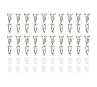 eMagTech 20 Sets Car Splices Wire Terminal Electrical Wire Crimp Terminal with Protective Case 927770-3 828905-1 Compatible with Volkswagen 2.8mm