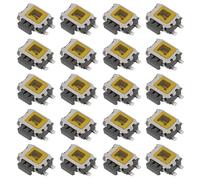 eMagTech 20pcs 4 Pin SMT SMD Side Tactile Push Button Switch Holder 4.7 X 3.5 X 1.6mm SMD Turtle Switch Surface Mount Pressure Switch 0.1A/5V