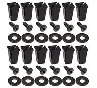 eMagTech 20pcs Screw Fixing Clips Nut Kit Expanding Lock Nut Grommets Screws CZA4705L/RTC3744 for Wheel Arches Bumper Panel Compatible with Land Mover Defender