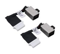 eMagTech 2pcs 2-in-1Power DC Jack Charging Port 3FYH0 KR13 Compatible with Dell 7370 7370 7373 i7373 P83G P83G001