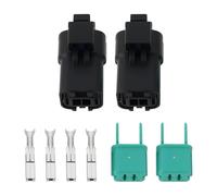 eMagTech 2Pcs 2 Pin Car Headlight Turn Signal Female Plug Connector 211PC022S5149 Compatible with PEUGEOT