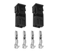 eMagTech 2pcs 2 Pin Car Wire Harness Connector A0305452828 Waterproof Electrical Connector Plug with Terminals for Automotive Electrical Appliances