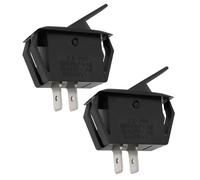 eMagTech 2Pcs 2Pin 250VAC Furnace Interlock Door Switch 0130M00243 B1370818 Compatible with Goodman Compatible with Amana