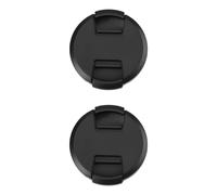 eMagTech 2pcs 58mm Snap On Camera Lens Cap Center Pinch Front Cover Compatible with Hasselblad Compatible with Nikon