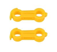eMagTech 2pcs 5mm Bird Splayed Leg Treatment Ring Bird Splay Leg Hobble Leg Bands for Exhibition Budgies Lovebirds and Parakeets Orange