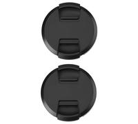 eMagTech 2pcs 72mm Camera Lens Cap Snap on Center Pinch Front Cover Compatible with Hasselblad Compatible with Nikon