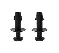 eMagTech 2pcs Black Plastic Trim Panel Shelf Fastener Car Rear Tray Strap Fixing Clips Retainers 95129884 Compatible with Vauxhall Mokka Mokka X