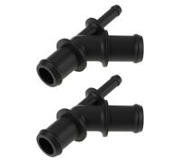 eMagTech 2pcs Car Coolant Connection Pipe 1J0121087D Compatible with VW T5 Mk4 Golf