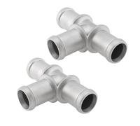 eMagTech 2Pcs Car Coolant Heater Hose Adapter 3/4 x 3/4 x 3/4 T-Piece Hose Connectors for Car Coolant or Heater Pipe