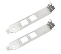 eMagTech 2pcs Computer Network Card Full Height Bracket Compatible with Intel X520-DA2, 2 SFP+ 10G
