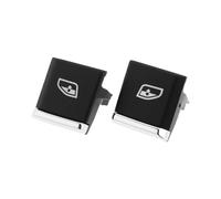 eMagTech 2pcs Driver's Seat Power Window Switch Button Covers Compatible with Porsche Cayenne 2011-2018 (No. 1-2)