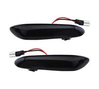 eMagTech 2Pcs Dynamic LED Side Indicator Lights Replacement Compatible with BMW E90 E91 E92 E60 E46 E87 E82 Sequential Blinker Turn Signal Lamp