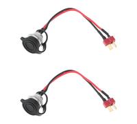 eMagTech 2PCS Electric Scooter 3 Pin Charging Port Cable T Type Connector 19cm Compatible with Electric Scooters