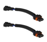 eMagTech 2PCS H8 H11 to HB4 Lamps Connectors Compatible with E90 E91 Fog Lights Conversion Adapter Plugs Wiring Harness Sockets Plug and Play 12V-24V 18cm
