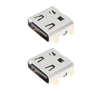 eMagTech 2PCS Laptop USB Type-C DC Power Jack Charging Port Compatible with Lenovo IdeaPad 3 Chrome 15IJL6 82N4