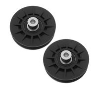 eMagTech 2Pcs Lawn Mower V-Idler Pulley Replacement Part 532194326 532194226 280659 194326 Compatible with Husqvarna Compatible with AYP