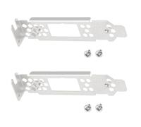 eMagTech 2pcs Low Profile Bracket P1276-0022M Compatible with LSI00343 SAS 9300-8e Compatible with DELL H830